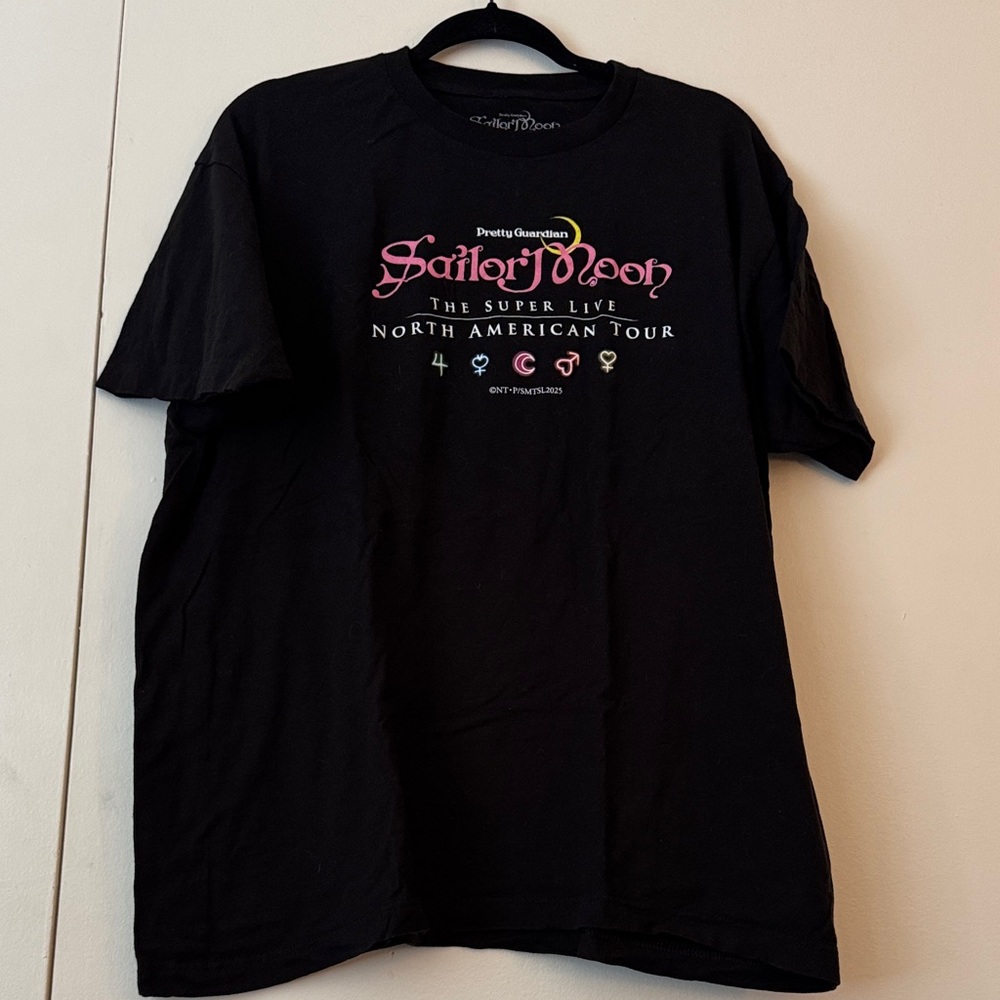 Sailor Moon Black Graphic T-Shirt
